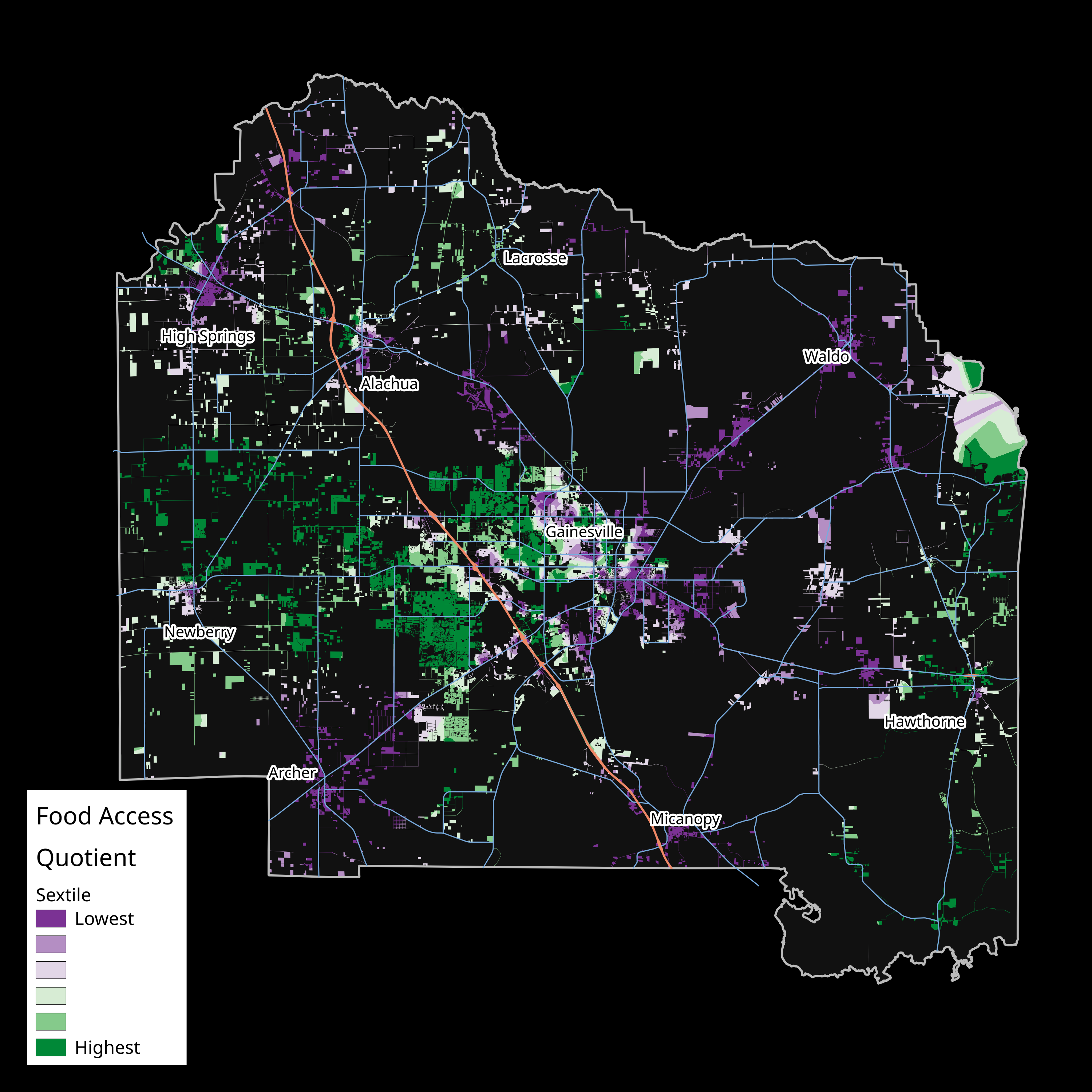 County food swamps map
